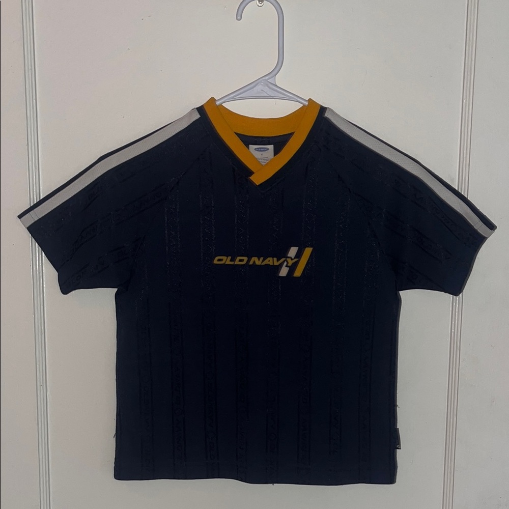 Rare Old Navy — Baby-Tee / Dark Blue and Yellow Jersey